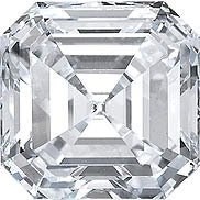 1.01CT F VS2 EGL CERTIFIED LOOSE ASSCHER CUT DIAMOND