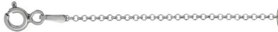 040-3MM Rolo Chain .925 Solid Sterling Silver Available In 16"- 24" Inches