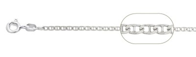 060-2.5MM Mariner Chain Made In Italy Available In 7"-30" Inches