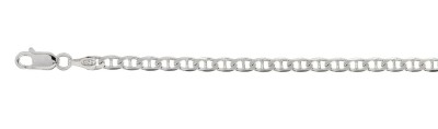 100-4MM Mariner Chain Made In Italy Available In 7"-9" And 16"-30" Inches