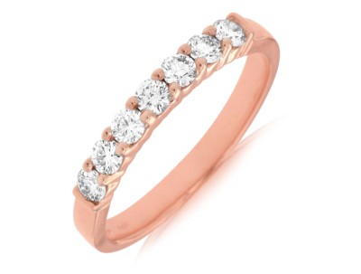 0.50ct 14k Rose Gold Diamond Band Ring