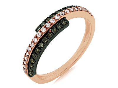 MOCHA DIA & DIA WEDDING RING